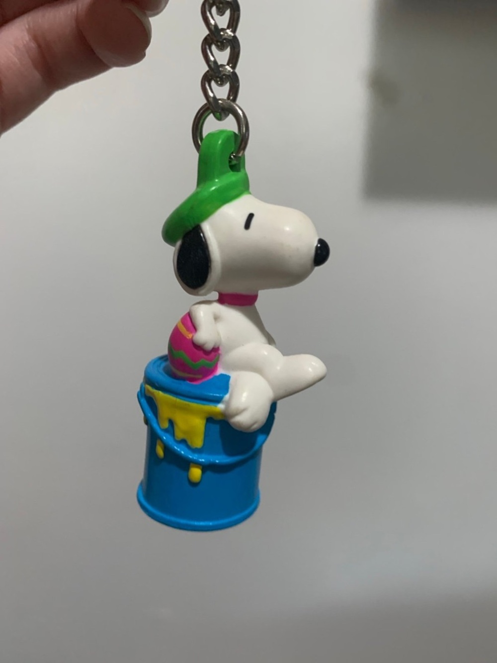 Peanuts Snoopy Keychain Charm - White, Green, Blue & Pink